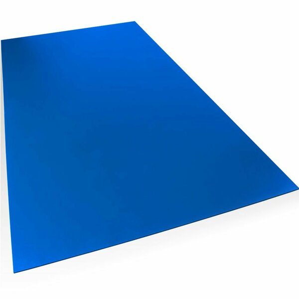 Projectpvc 24 in. x 24 in. x 0.236 in. Foam PVC Blue Sheet 159849